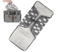 Changing Pad,Built-in Pillow New Born for - Foldable Changing Pad for, Waterproof Travel Pads for Moms, Dads, Shower for Newborns