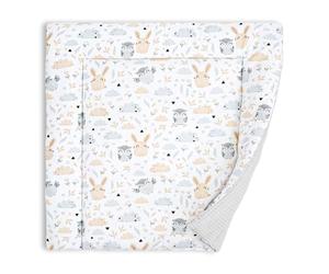Changing pad Cotton 75x72 cm - Soft and Washable Changing pad for Babies, Fabric Changing mat for Changing Table, Changing Dresser, or Washing Machine 75 x 72 Oeko-Tex Owls B