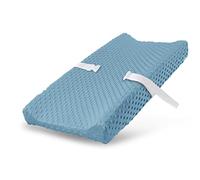 Changing Pad Cover - Breathable Minky Dots Plush Changing Table Cover Ultra Soft Changing Table Sheets Wipeable Diaper Changing Pad Covers for Newborns Infant Babies Girls Boys (Sky Blue)