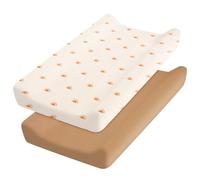 Changing Pad Cover Cotton, Ultra Soft for Baby, Flexible Changing Pad Fitted Sheet,Changing Mat,Super Breathable and Stretchy (Style 2)