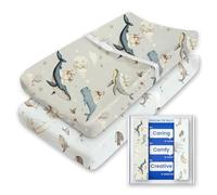 Changing Pad Cover for Girls Boys, TotBasic Premium Soft Boho Changing Table Covers, Stretchy Jersey Changing Table Sheets - Fits All Standard Changing Tables - 2 Pack