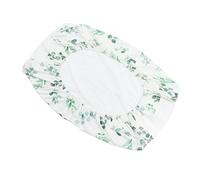 Changing Pad Cover, Removable Diaper Change Table Sheets Changing Table Cover Baby Changing Pad Soft Skin Friendly Stylish Printing Contoured Pad for Babies (Green Leaves, White