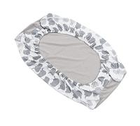 Changing Pad Cover, Removable Diaper Change Table Sheets Changing Table Cover Baby Changing Pad Soft Skin Friendly Stylish Printing Contoured Pad for Babies (Gray Elephant, Gray