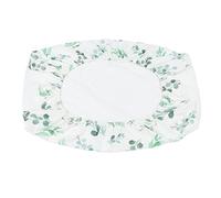 Changing Pad Cover, Soft Skin Friendly Stylish Printing Removable Diaper Change Table Sheets for Babies Infants, Safe, Comfortable, and Breathable (Green Leaves, White Plush)