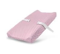 Changing Pad Cover, Ultra Soft Minky Dots Plush Changing Table Covers Breathable Mink Changing Table Sheets Cover Wipeable Changing Pad Covers for Infants Newborn Baby Girl Boy (Blushing Bride)