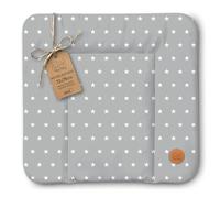 Changing pad wipeable and Waterproof 75x72 cm - Changing mat to Place on Changing Table, Changing top, Changing Dresser, or Washing Machine, Changing mat 75 x 72 Stars and Grey