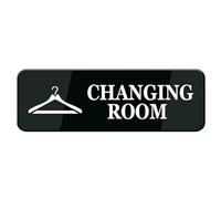 Changing Room Sign For House/Office,Signs For Home,Thick Acrylic Self-Adhesive Modern Design Door Sign 8X3 Inch Home Decor Sign Accessories Door Or Wall