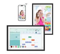 Changing Smart 25.7 cm Display F10s, Canvas Touchscreen, Google Calendar & HomeHub & Assistant, Smart TV, Gifts for Family, Music Frame, Wireless Kid Artworks, Digital Picture Frame (Black Plastic
