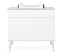 Changing Table Attachment for Flow Oak Chest of Drawers Oak one size