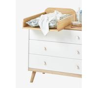 Changing Table Topper, Natural Confetti brown light solid