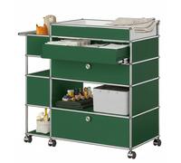 Changing table USM Haller green - USM LOOK BOOK 34 GRUEN