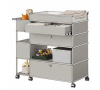 Changing table USM Haller light grey - USM LOOK BOOK 34 LICHTGRAU