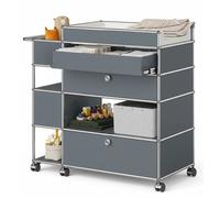 Changing table USM Haller medium grey - USM LOOK BOOK 34 MITTELGRAU