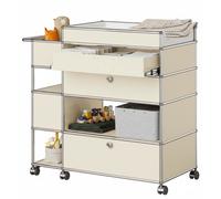 Changing table USM Haller pure white - USM LOOK BOOK 34 REINWEISS