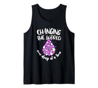 Changing The World One Drop At A Time Essential Oil Lover Tank Top