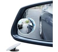 CHANGKAIFA 2 Pcs Car Blind Spot Mirror for BMW Serie 3 G20 G21 2019-2023 2024, Round Frameless 360° Rotate Sway Adjustable HD Glass Convex Mirror Maximize RearView Easy To Fit
