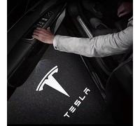 CHANGKAIFA 2 Pcs Car Door Logo Light Projector for Tesla Model 3 Modell Y Modell S Modell X, Cars Door Courtesy Welcome Puddle Lights Personalised Projector Puddle Lights
