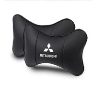 CHANGKAIFA 2 Pcs Car Neck Pillow for Mitsubishi Triton V Club Cab Chassis 2019-2023, Car Headrest Memory Foam Headrest Pillow Breathable and Soft Car Accessories,Black