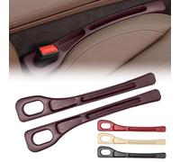 CHANGKAIFA 2 Pcs Car Seat Gap Filler for Audi Q3 1 (I) 8U I 2011-2018 -, Vehicle Mounted Gap Leak Proof Filling Strip Car Seat Gap Filler Organizer Car Gap Organizer,Brown
