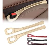CHANGKAIFA 2 Pcs Car Seat Gap Filler for Opel Meriva B S10 I 2010-2017 -, Vehicle Mounted Gap Leak Proof Filling Strip Car Seat Gap Filler Organizer Car Gap Organizer,Beige