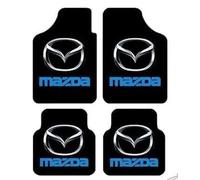 CHANGKAIFA 4 Pcs Car Floor Mat Set for Mazda Skyactiv 3 cx3 cx5 cx30 cx7 cx8 cx9 mx5, Carpet Heel Pad All Weather Floor Foot Well Mats Anti-Slip Backing Car Interior Accessory