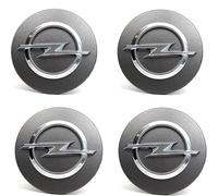 CHANGKAIFA 4 Pcs Car Hubcap for Opel Vauxhall Insignia 2013-2021, Durable ABS Snap-On Trim Covers Wheels Car Decoration Styling Waterproof Dustproof Anti-rust Car Hub Centre Caps,Grey-65mm