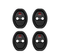 CHANGKAIFA 4 Pcs Car Silicone Door Latch Protective Cover for Mitsubishi Triton V Double Cab Chassis 2019-2023, Car Door Latch Strike Guard Covers Protective Pad Self-Adhesive