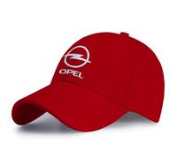 CHANGKAIFA Baseball Cap for Men Women for Opel Astra K Kombi Bj. 2015-2021, Plain Baseball Cap Adjustable Size Running Workouts and Outdoor Activities All Seasons,Red