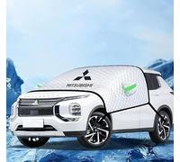 CHANGKAIFA Car Windscreen Cover for Winter for Mitsubishi Eclipse Cross 2018-2021, Windshield Front Window Snow Cover Windscreen Sun Shade Protective Guard