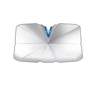 CHANGKAIFA Car Windscreen Umbrella Sun Shade for VW T6 I 2015-2022, Car Screen ProtectorFront Window SunshadesBlocks UV Keep Vehicle Cooler Silver,A-140 cm * 80 cm