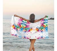 CHANGLEI Colorful Football Ultra-Soft Microfiber Quick-Dry Towel-Full Print Design,Portable With Carry Bag Carabiner For Gym,Travel,Camping,Beach Fast Drying