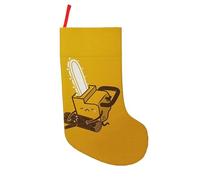 CHANGLEI Cute Crying Chainsaw Large Christmas Stocking,Personalized 18 Inch Polyester Festive Sock With Hanging Loop For Fireplace Mantle,Xmas Decor