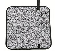 CHANGLEI Leopard Print Foldable Seat Cushion,Water-Resistant Polyester Pad With Foam Padding, Portable Outdoor Camping Seat-Cushion