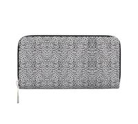 CHANGLEI Leopard Print Long Zip Around Pu Leather Clutch Wallet for Women,Multi-Functional Purse with Coin Pocket, Multiple Card Slots and Organizer Compartments