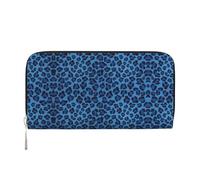 CHANGLEI Leopard Skin Animal Long Zip Around Pu Leather Clutch Wallet for Women,Multi-Functional Purse with Coin Pocket, Multiple Card Slots and Organizer Compartments