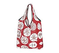 CHANGLEI Pomegranate Painting Reusable Foldable Shopping Bag With All-Over Print-Waterproof Grocery Tote,Compact Carry Pouch,Holds 50lbs,Eco-Friendly Machine Washable