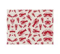 CHANGLEI Red Lobster Throw Blanket Flannel (240g) Blanket,Personalised Print Soft Warm Cozy Versatile Blanket For Bed Sofa