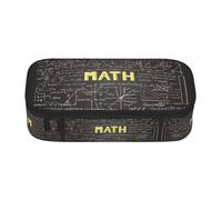 CHANGLEI School Math Large Capacity Pencil Case, Oxford-Cloth Sturdy Stationery Pouch with Removable Divider Mesh Pocket,Multi-Compartment Waterproof Pen Bag