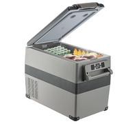 CHANGLKJ 45L Car Fridge Cooler, Dual Zone Car Refrigerator with Digital Display and Battery Protection Function, -20℃ To 20 ℃ Fast Cooling, 12/24V DC & 100-240V AC, for Camping, RV, Travel, Fishing