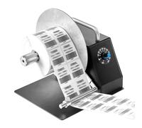 CHANGLKJ Label Rewinding Machine, Automatic Sticker Rewinder, 11 Gear Speed Adjustable and Unidirectional Running, Rewinding Diameter 150mm and Label Width 20-110 Mm, For Various Label Printer