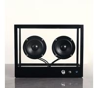 CHANGLKJ Portable Transparent Subwoofer, Simple Bluetooth Speaker, Support USB And Aux Playing, Transparent Acoustic Chamber Design and Acrylic Material, for Gift To Family, Friends, Children