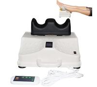 CHANGLKJ Swing Foot Massager, Passive Aerobic Exerciser, Fitness Blood Chi Machine with Controller, 10-Levels Speed Adjustable and 5-30 Minutes Timing, 100kg Load Capacity, for Relief Fatigue, Aches