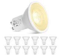 ChangM GU10 LED Bulbs, Warm White 2700K, 8W 720lm, 70W Halogen Spotlight Bulb Equivalent, Energy Saving GU10 LED Light Bulbs, 100° Wide Beam, Non-dimmable, Pack of 12