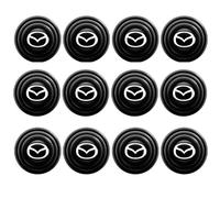 CHANGNIANFA 12Pcs Car Door Shock Absorber for Mazda CX-5 2011-2017, Anti-collision Silicone Gasket Soundproof Pad Noise Reduction Buffer Guard