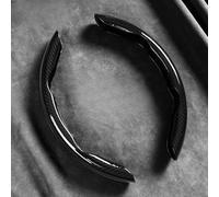 CHANGNIANFA 2Pcs Segmented Steering Wheel Cover for MG MGS5 EV SUV 2025-, Auto Grip Protector Car Driving Guard Vehicle Handle Sleeve Automobile Shield Cap Wrap,Black