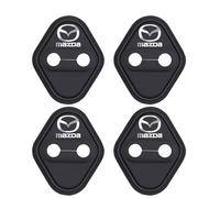 CHANGNIANFA 4 Pcs Car Silicone Door Latch Protective Covers for Mazda CX-3 Bj. 2015-2021, latches guard cover Latch Protector sound dampening vehicle latch