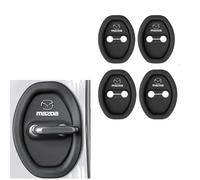 CHANGNIANFA 4 Pcs Car Silicone Door Latch Protective Covers for Mazda CX30 2019-2023 2024, latches guard cover Latch Protector sound dampening vehicle latch