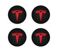 CHANGNIANFA 4pcs Car Wheel Center Hub for Tesla Model Y Performance 2021-2024, Tire Rim Cap Sticker Decorate Accessories Waterproof Dustproof Anti-Rust, Car Accessories,70mm