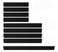 CHANGNIANFA 9Pcs Car Door Sill Protector for Citroen C4 X 2022-, Welcome Pedal Protector Cover Threshold Scuff Plate Carbon Fiber Stickers
