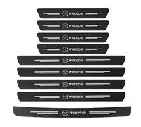 CHANGNIANFA 9Pcs Car Door Sill Protector for Mazda CX-4 2010-2023 2024 2025, Door Entry Guard Scuff Plate Threshold Sticker Step Guard Shield Anti Kick Plate Protection